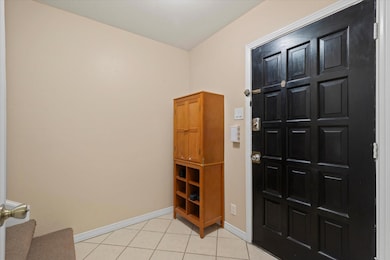 View of tiled foyer