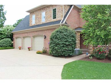 Exterior Front. Three Car Side Entry Garage - Atta