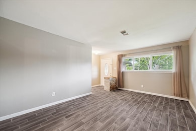 Front living area facing entryway.