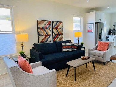 Living area with a wealth of natural light, light