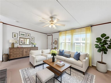 Living Room, Virtually Staged