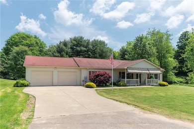 Over Sized 2 Car Attached Garage & Concrete Drivew