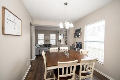 Dining room off the living room and direct access to kitchen