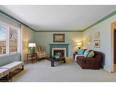 The great room spans the north side of the house a