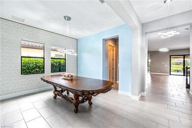 Formal dining room with access to the kitchen thro