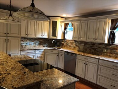 Beautiful kitchen with modern stainless appliances