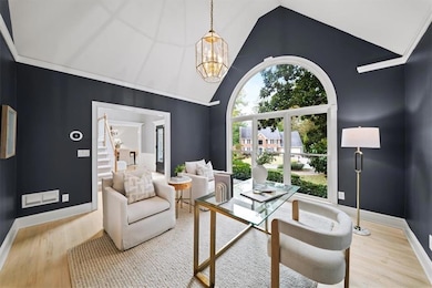 Main floor office filled with abundant natural light