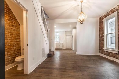 Eating space, half bath