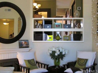 The living room - note the fireplace on left and t