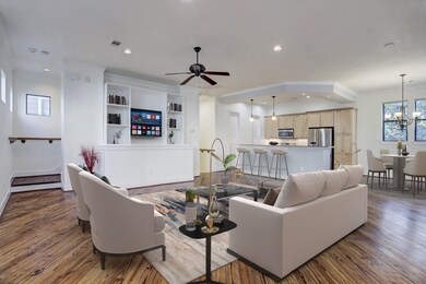 Huge main living on the second floor offering open