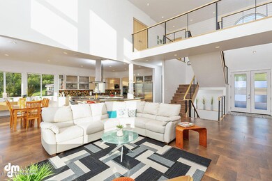 Living Room- Cable Rail Halls above