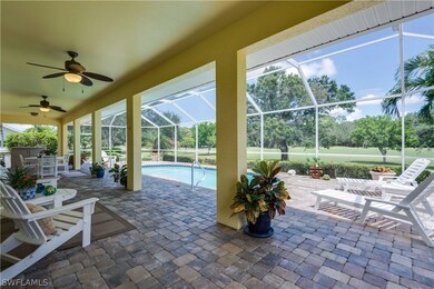 58' Wide Covered Lanai w/ Brick Pavers & Ceiling Fans