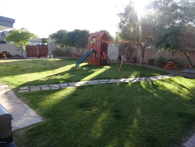 Backyard view of RV Gate