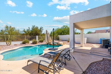Spacious backyard