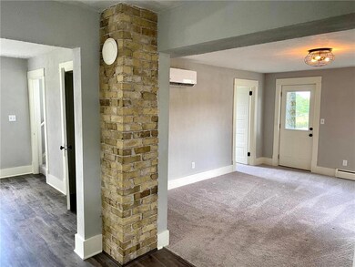 living dinning kitchen open view