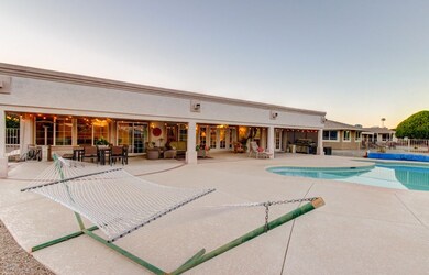 fabulous back  patio & pool