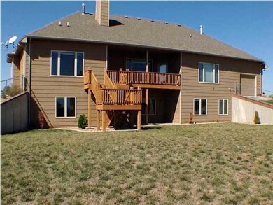 Back View with walk out basement
