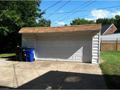Large 2 car garage with electricity, newer concrete drive.