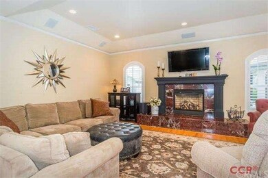 Family room off kitchen with gas fireplace and Fre