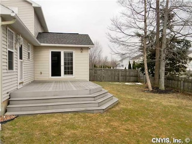 Deck. The large Trex Deck is  located just off the kitchen & Morning Room patio door offering even more entertainment space.