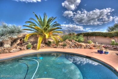 Solar heated pool