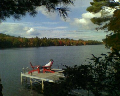 Dock on Maranacook Lake