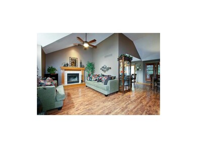 Entertain by the fireplace