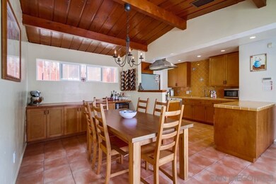 View into kitchen