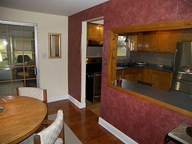 Dining Room. The pass thru from the dining room to