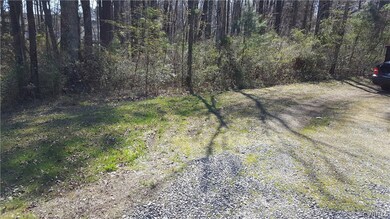 Existing driveway to land.
