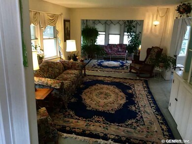 Living Room. Looking into sun room.