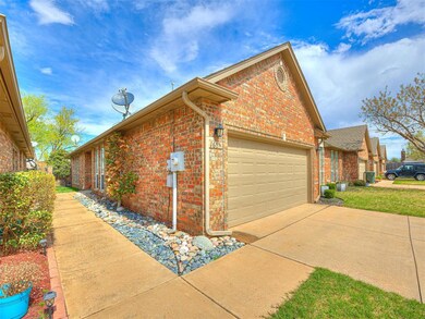 View of home's exterior with a garage