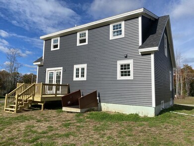 Rear of house