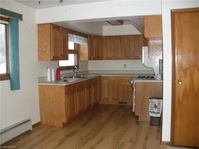 Kitchen cabinets have been update.  Cozy kitchen w