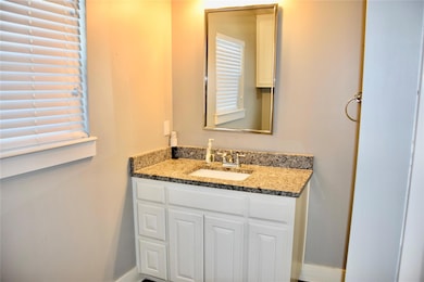 Bathroom granite vanity!