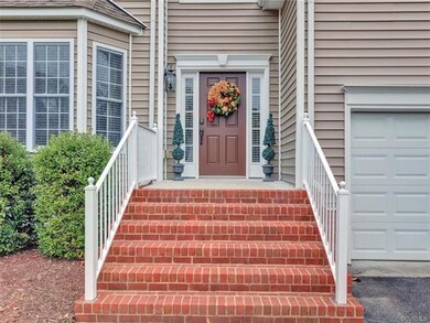 MASONRY FRONT PORCH ... LOW MAINTENANCE METAL RAIL