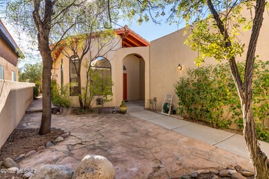 spacious front yard