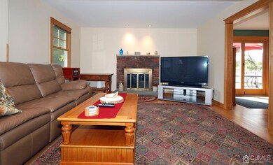 Fireplace in living room