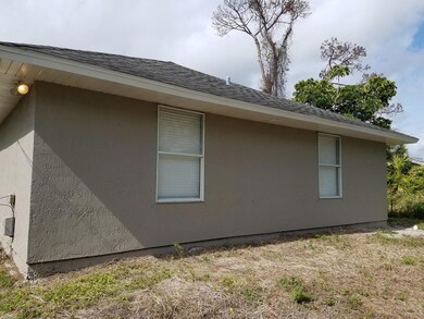 Rear of home