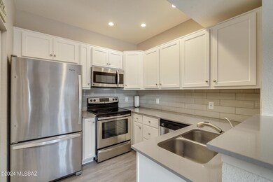 Ample kitchen