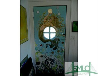 Other. Hand painted mermaid door