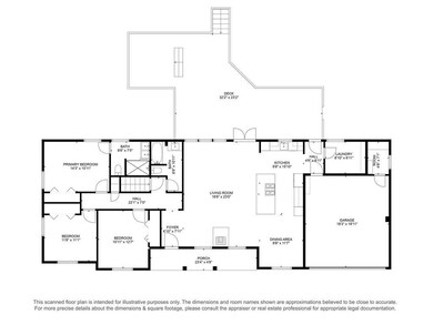 Main level.  Measurements are approximate.