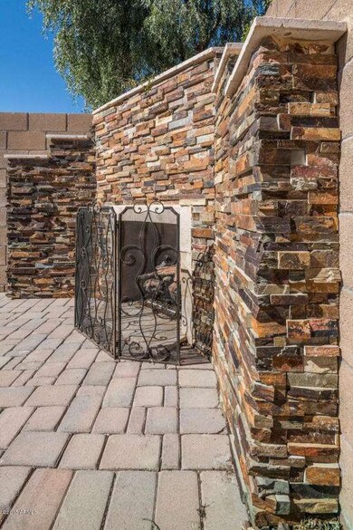 Backyard Bult In Fireplace