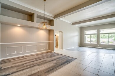 Large formal dinning area with beautiful and styli