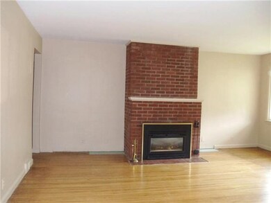 Living Room. View of newly painted living room wit