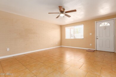 View from hall towards the entry way