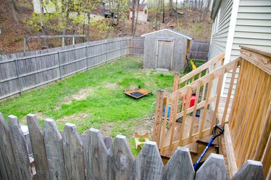 Fenced back yard