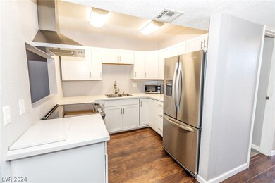 Remodeled Kitchen with Refrigerator