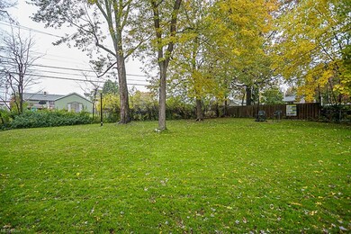 Fully fenced in backyard