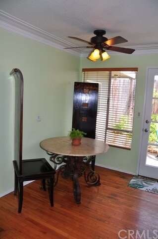 Seperate Dining Area adjacent to Kitchen with Ligh